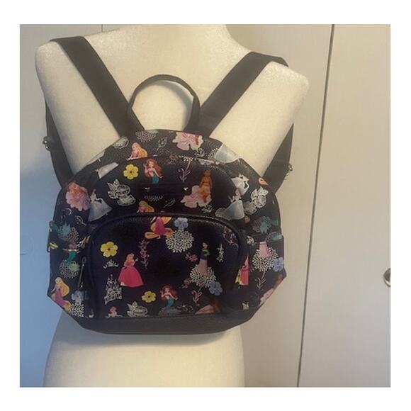 Disney‎ Princess Mini Backpack Navy Blue - Picture 1 of 5